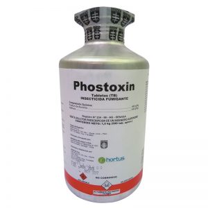 Pest Fumigation Bothastrand use Phostoxin in instances where grain in infested and could not be sterilized during treatments.