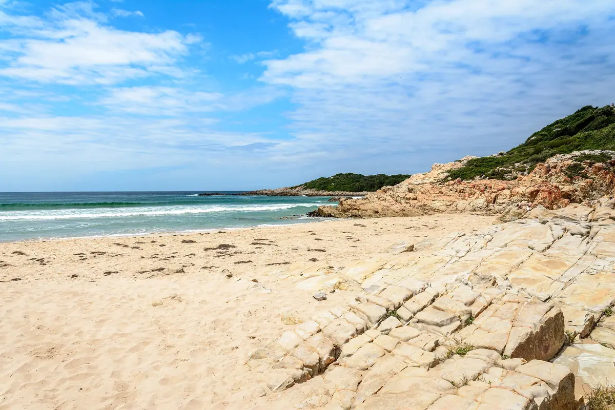 Plettenberg Bay beach in summer